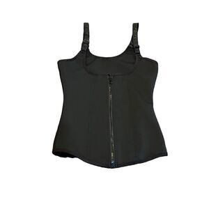 Bustier Black Waist Cincher Shape wear Size Medium